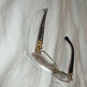 Dolce & Gabbana Gold and Black Glasses